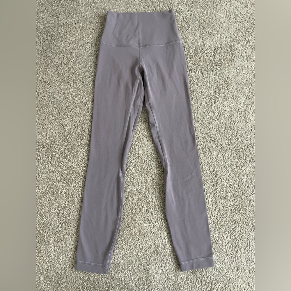 Lululemon align 25” leggings in color Purple Ash, size 0